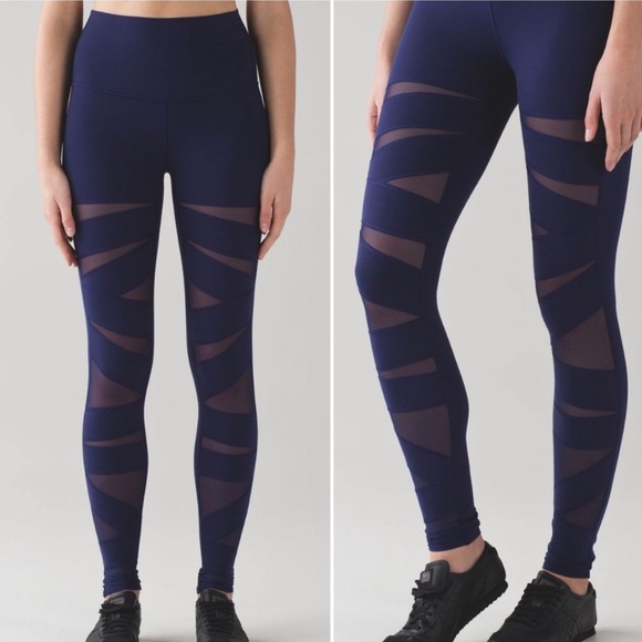 lululemon athletica Pants - **HIGH RISE** Wunder Under Tech Mesh size 4